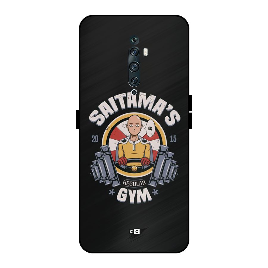 Saitama Gym Metal Back Case for Oppo Reno2 F