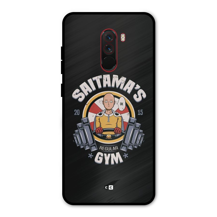 Saitama Gym Metal Back Case for Poco F1
