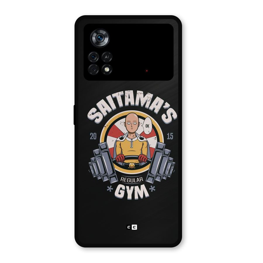 Saitama Gym Metal Back Case for Poco X4 Pro 5G