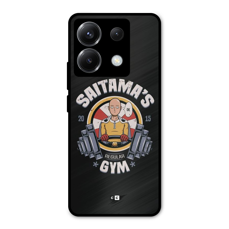 Saitama Gym Metal Back Case for Poco X6