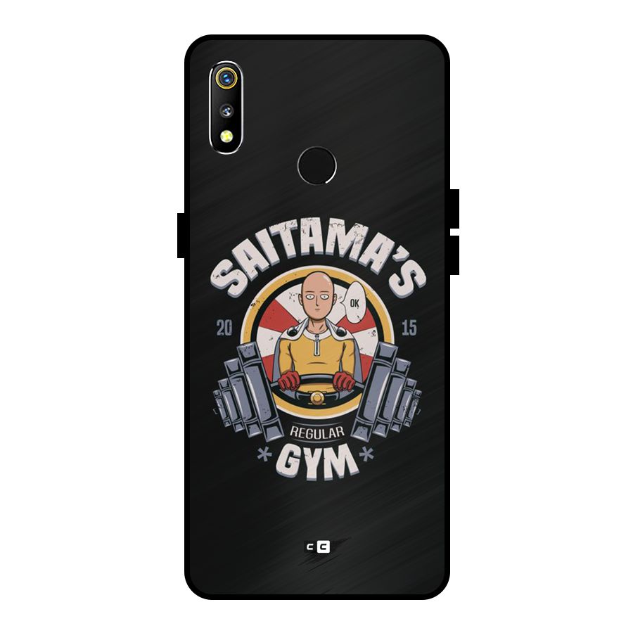 Saitama Gym Metal Back Case for Realme 3i