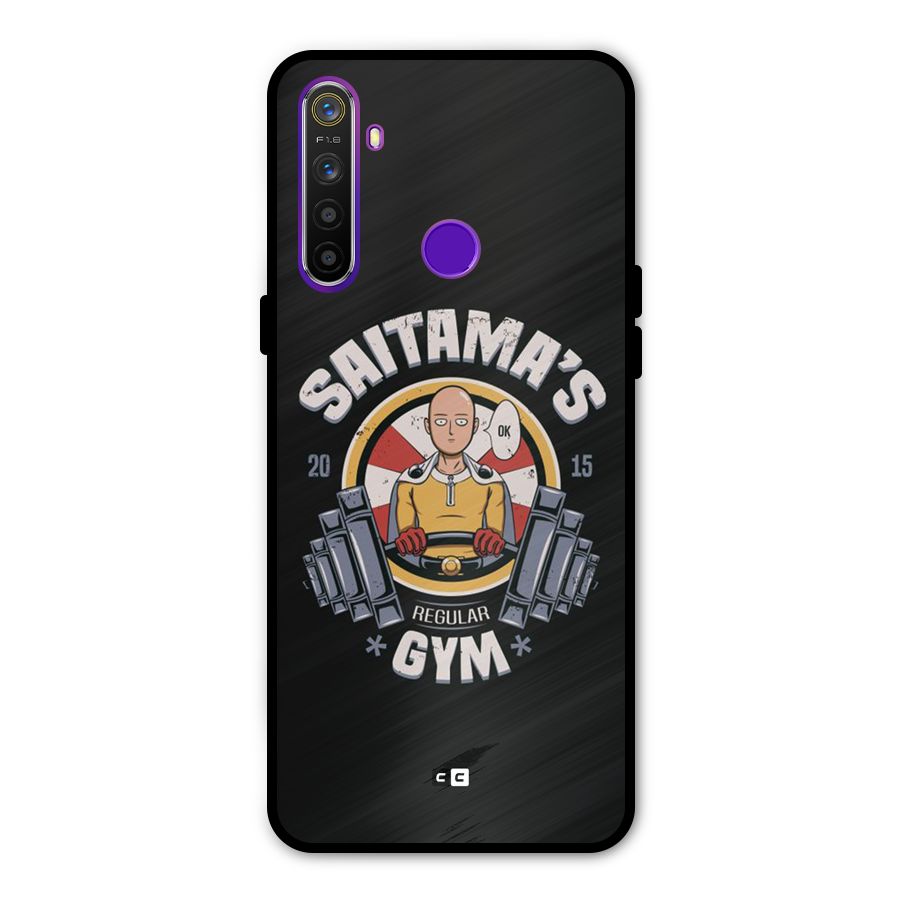 Saitama Gym Metal Back Case for Realme 5