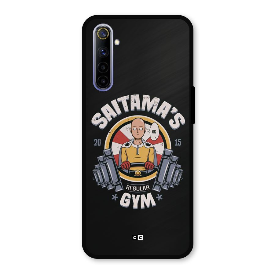 Saitama Gym Metal Back Case for Realme 6