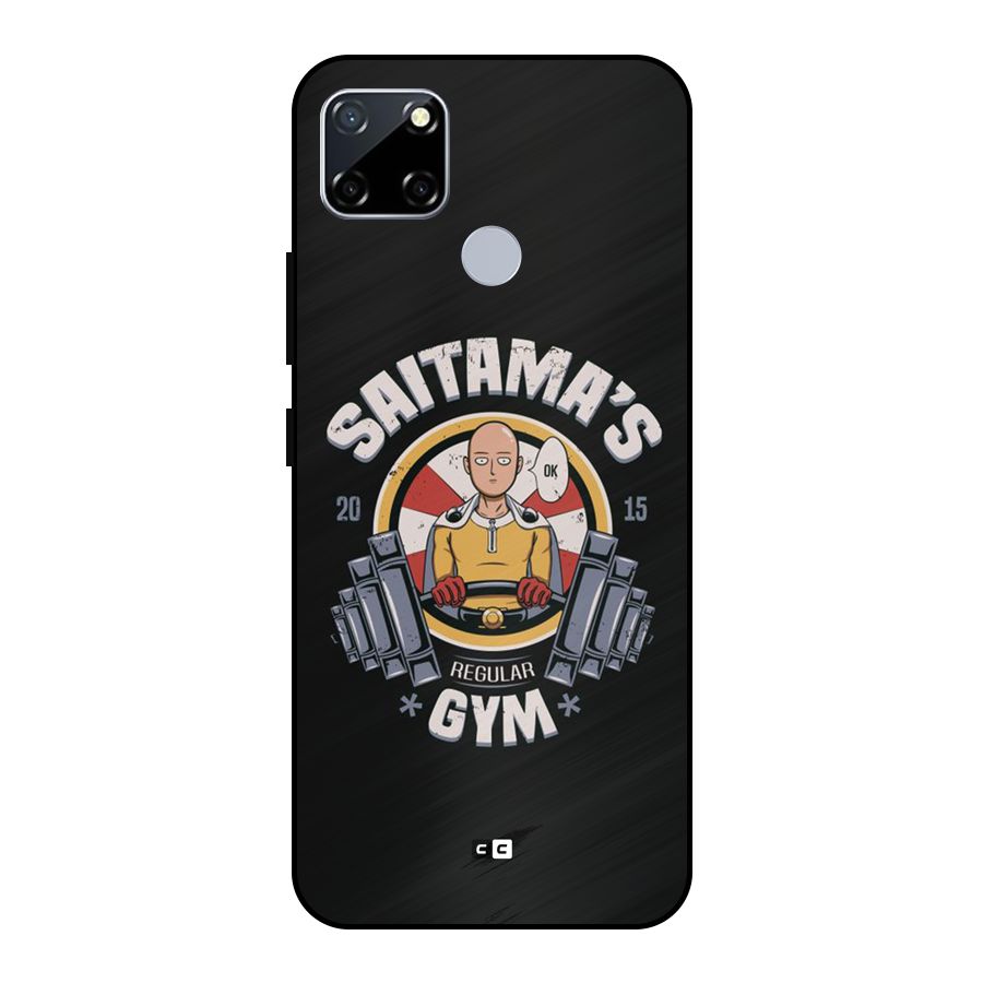 Saitama Gym Metal Back Case for Realme Narzo 20