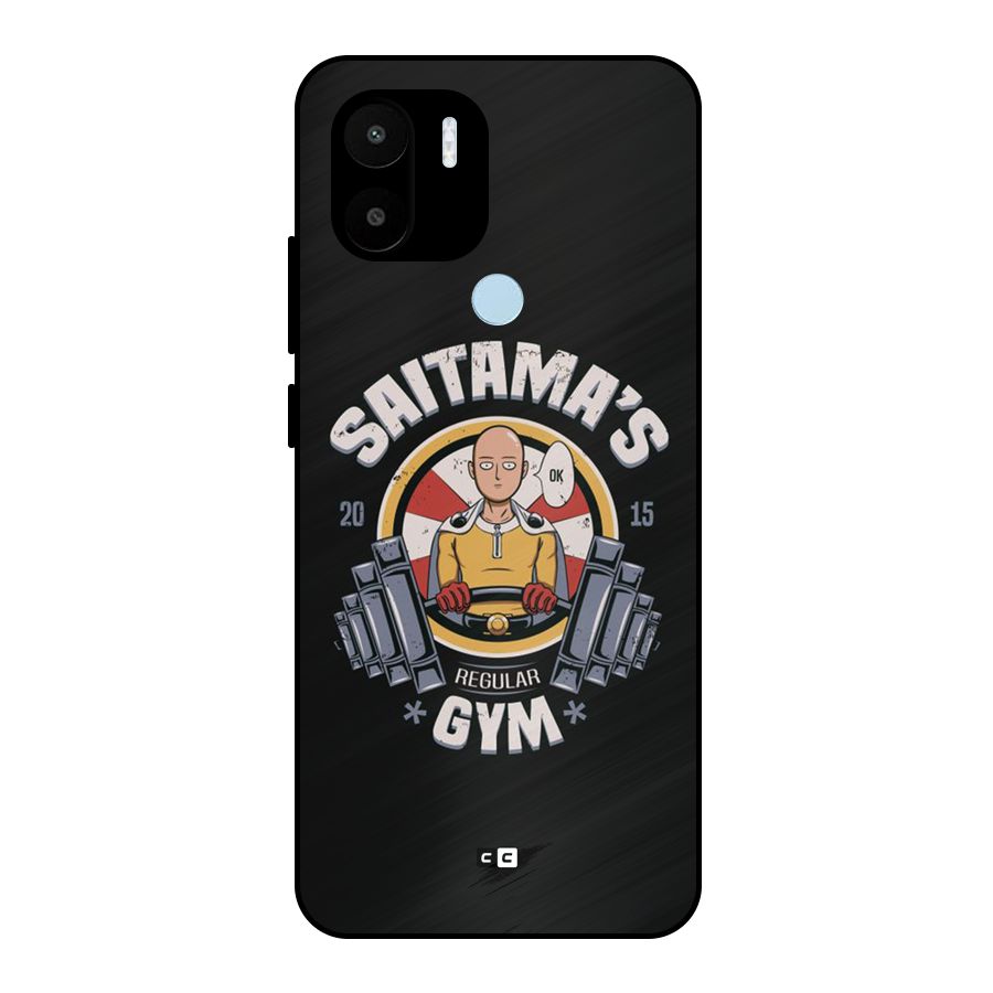 Saitama Gym Metal Back Case for Redmi A1 Plus