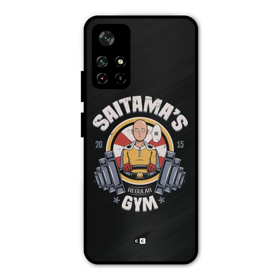 Saitama Gym Metal Back Case for Redmi Note 11T 5G