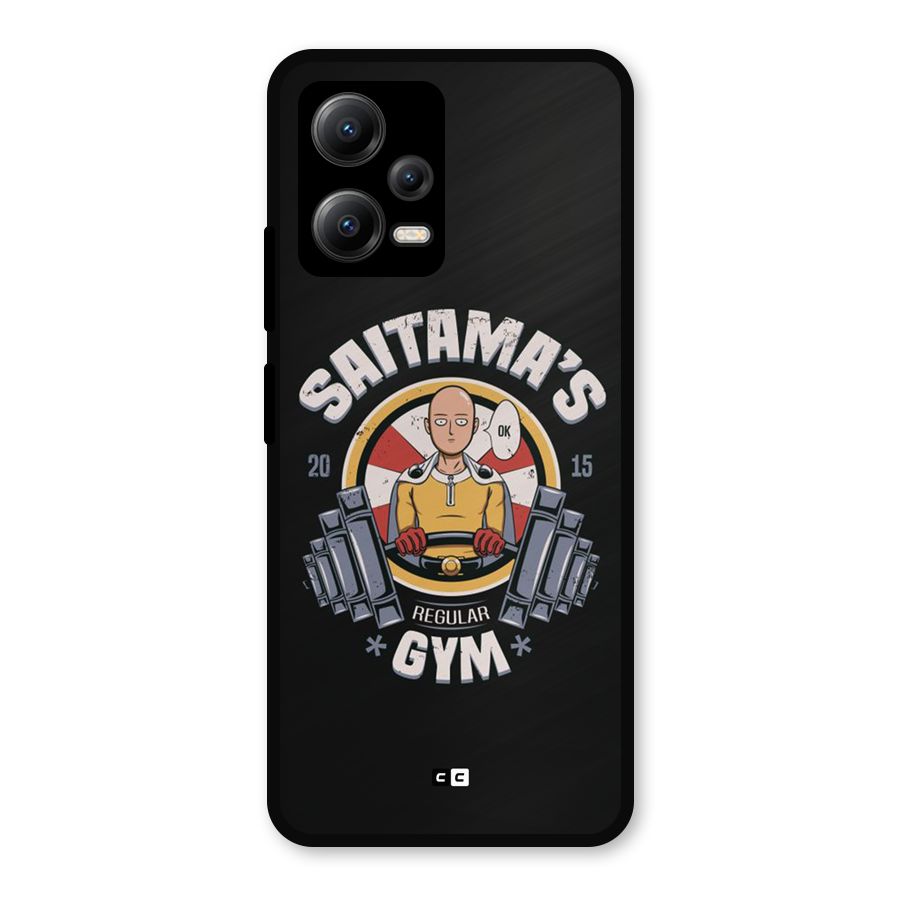 Saitama Gym Metal Back Case for Redmi Note 12 5G