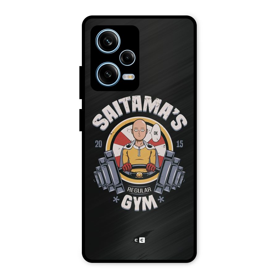 Saitama Gym Metal Back Case for Redmi Note 12 Pro
