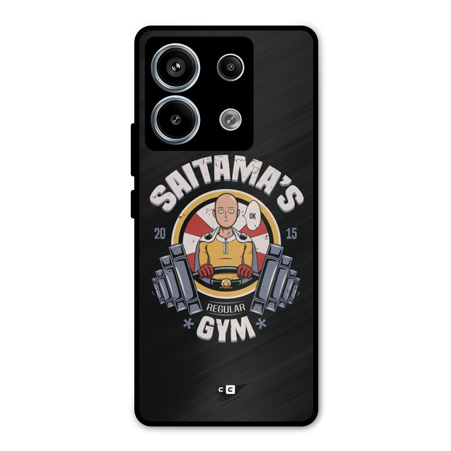 Saitama Gym Metal Back Case for Redmi Note 13 Pro 5G