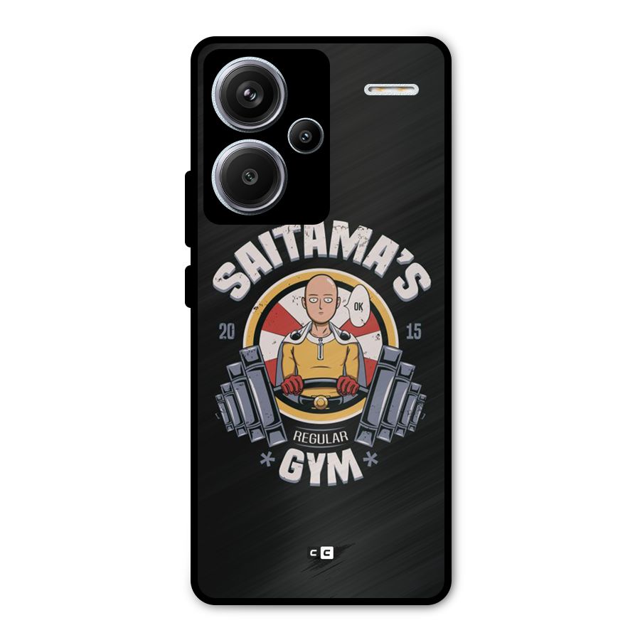 Saitama Gym Metal Back Case for Redmi Note 13 Pro Plus