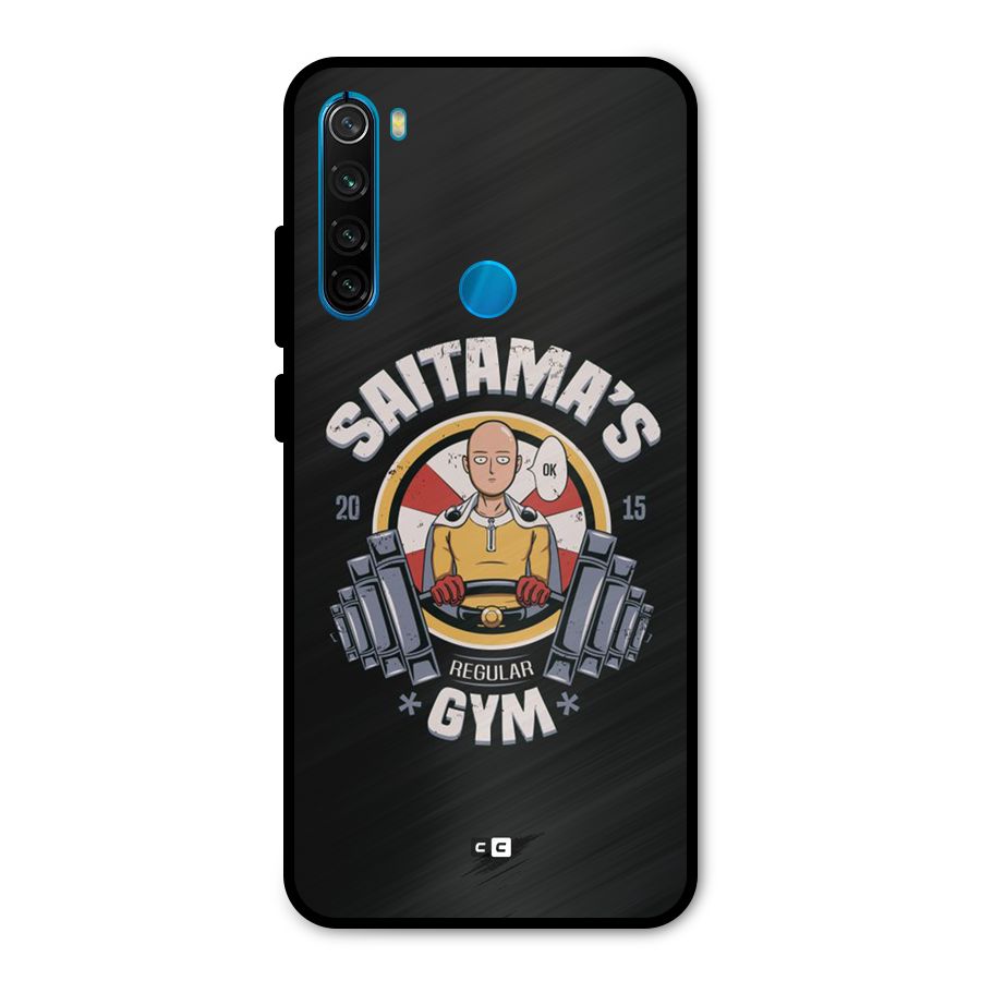 Saitama Gym Metal Back Case for Redmi Note 8