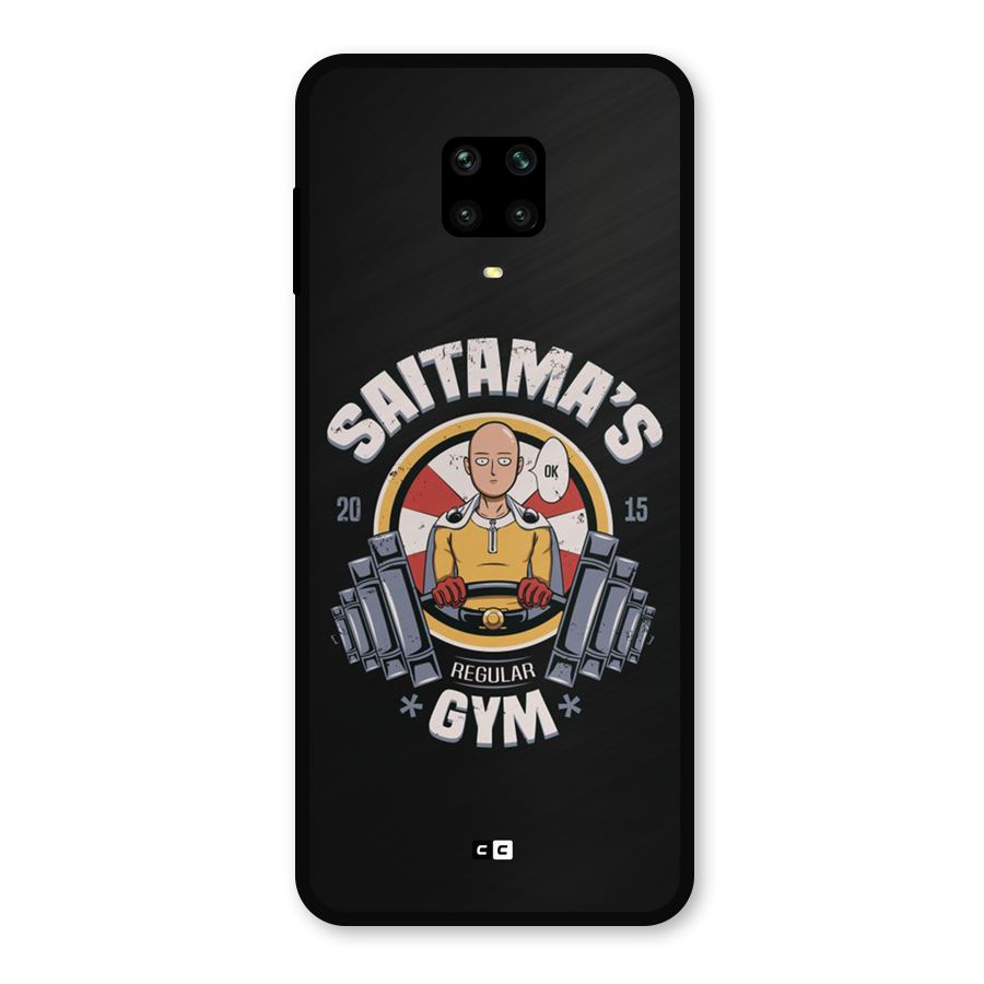 Saitama Gym Metal Back Case for Redmi Note 9 Pro Max
