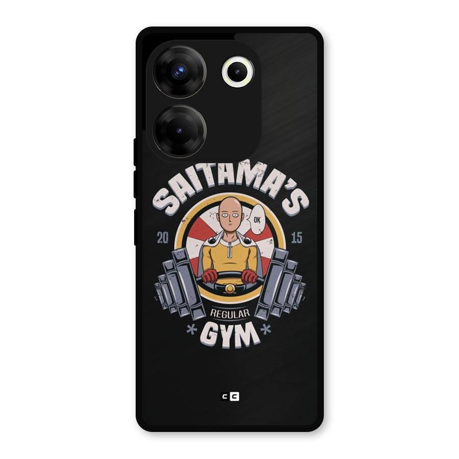 Saitama Gym Metal Back Case for Tecno Camon 20 Pro