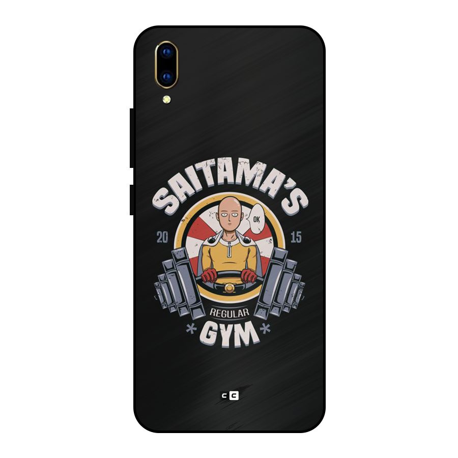 Saitama Gym Metal Back Case for Vivo V11 Pro