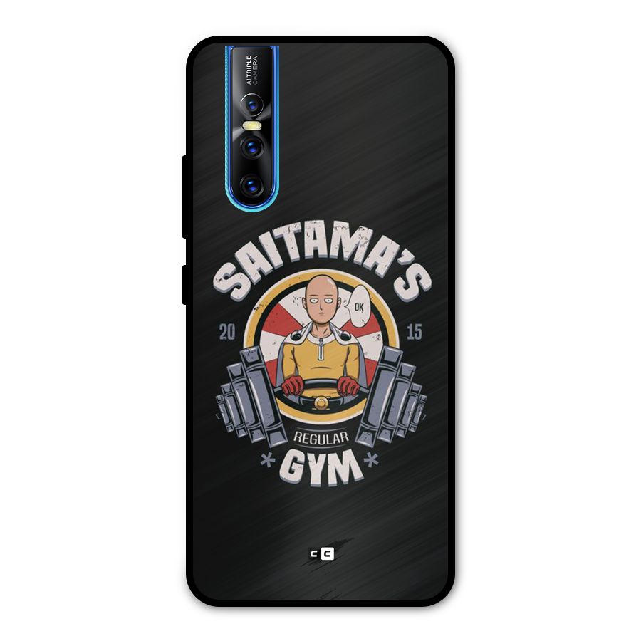 Saitama Gym Metal Back Case for Vivo V15 Pro