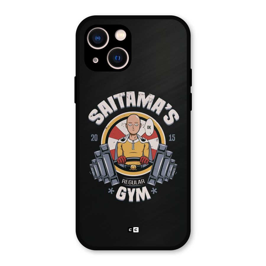 Saitama Gym Metal Back Case for iPhone 13
