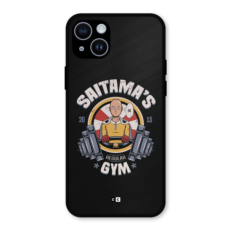 Saitama Gym Metal Back Case for iPhone 14