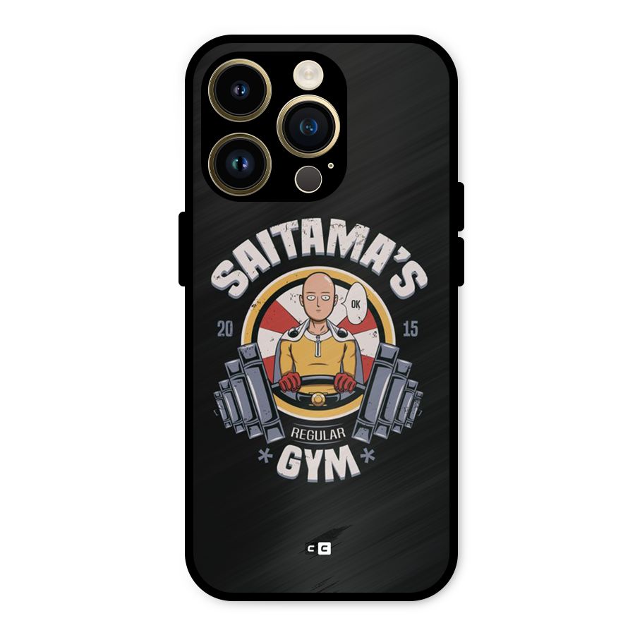 Saitama Gym Metal Back Case for iPhone 14 Pro