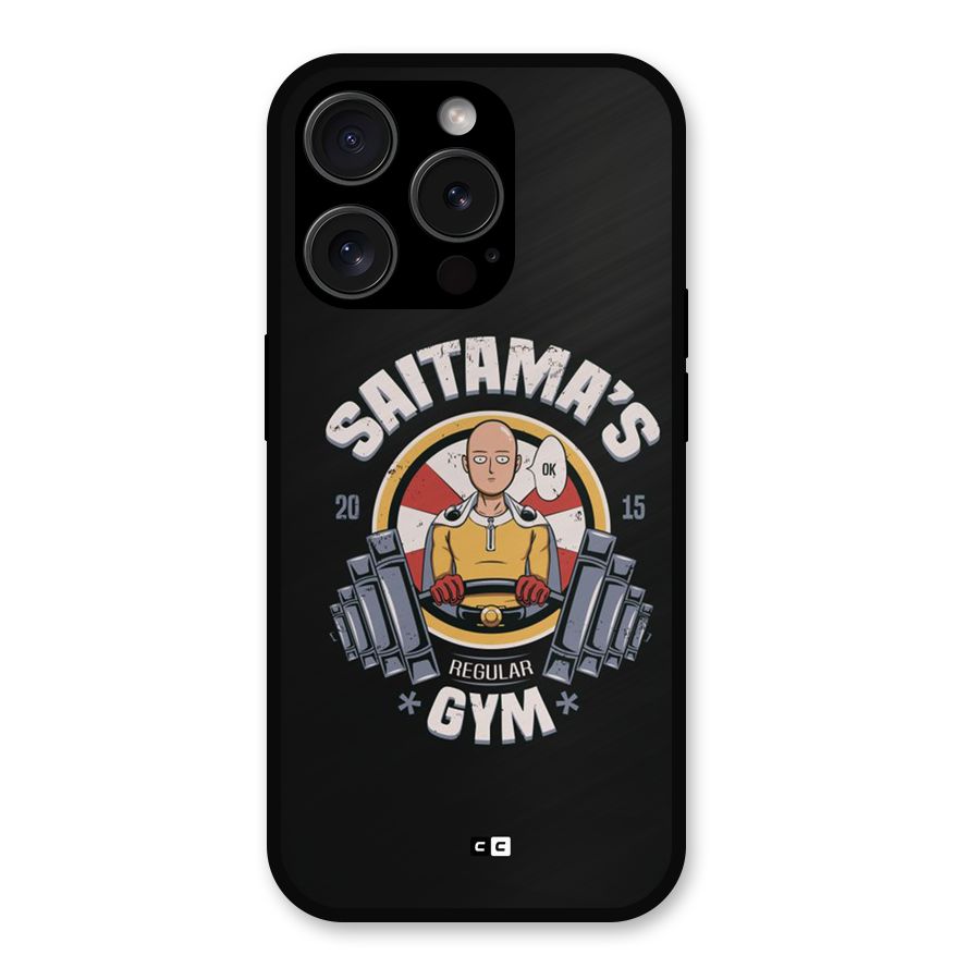 Saitama Gym Metal Back Case for iPhone 15 Pro
