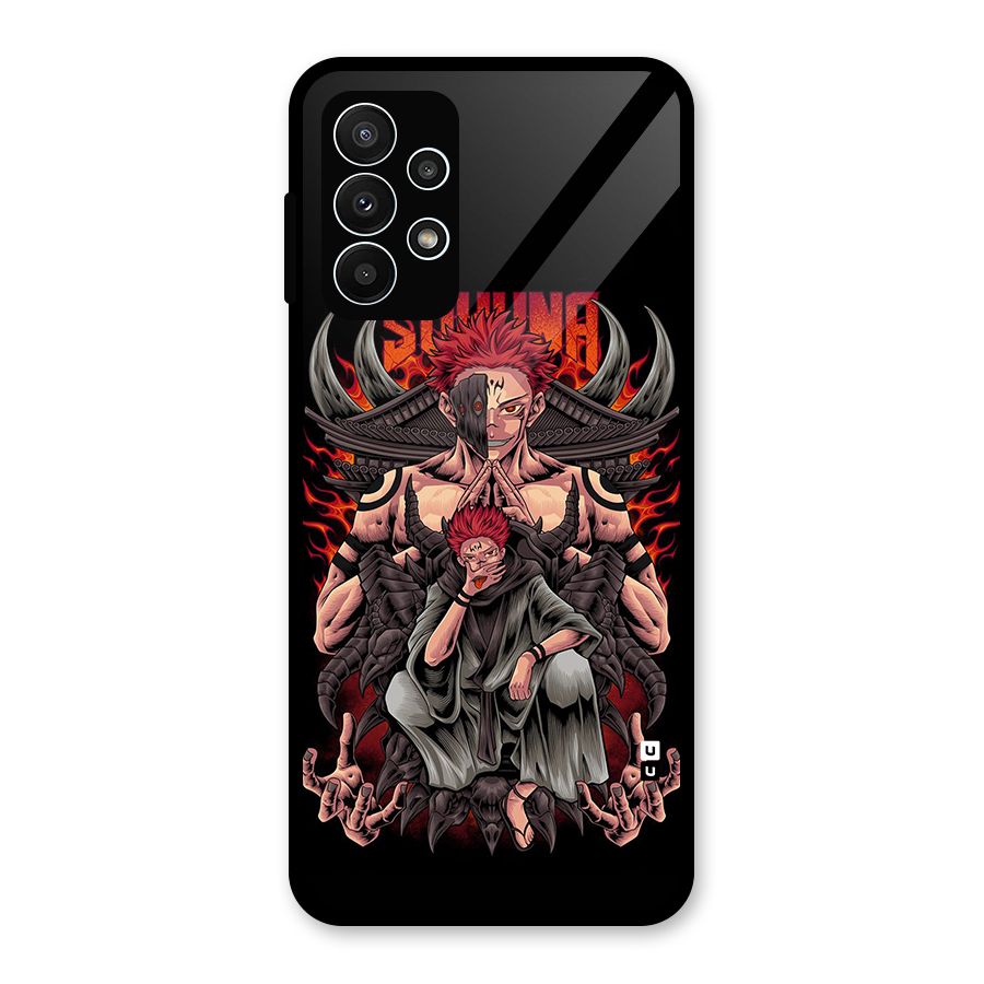 Sakuna King Glass Back Case for Galaxy A23