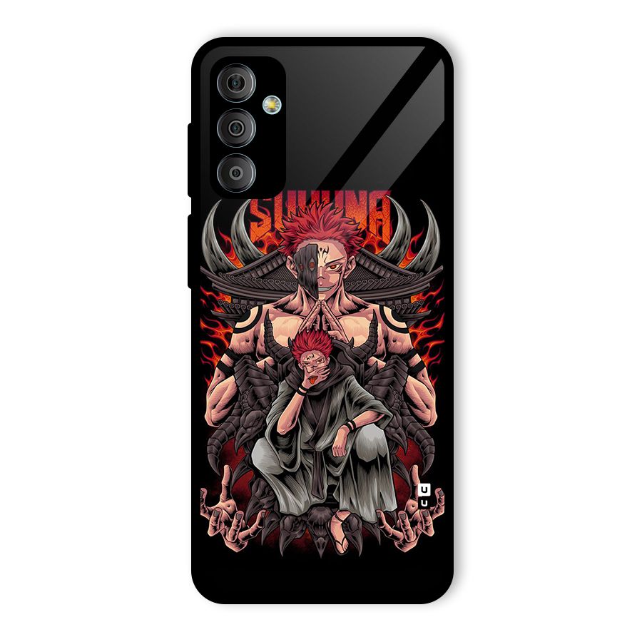 Sakuna King Glass Back Case for Galaxy F23