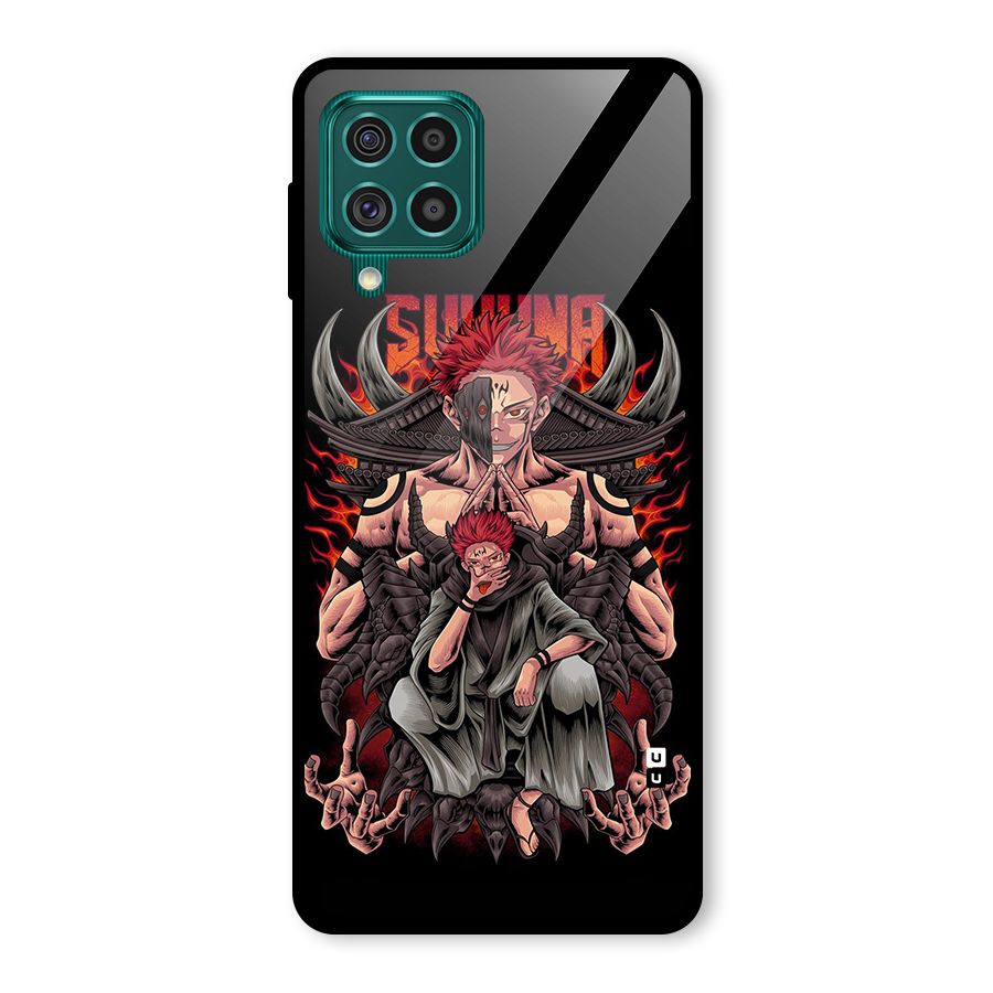 Sakuna King Glass Back Case for Galaxy F62