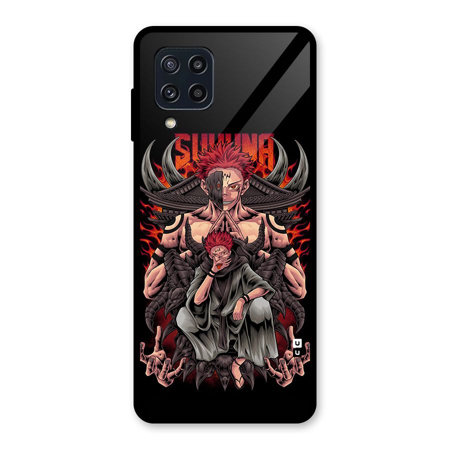 Sakuna King Glass Back Case for Galaxy M32