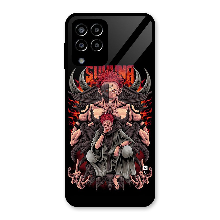 Sakuna King Glass Back Case for Galaxy M33