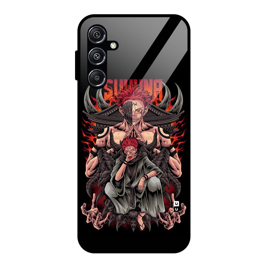 Sakuna King Glass Back Case for Galaxy M34 5G