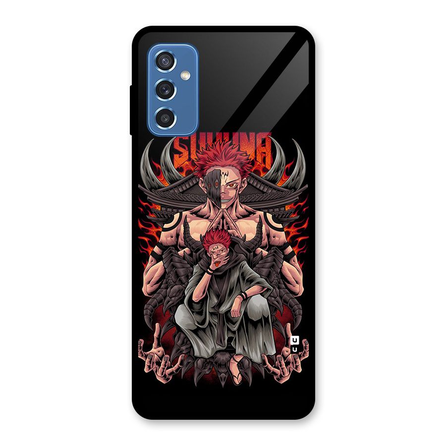 Sakuna King Glass Back Case for Galaxy M52 5G