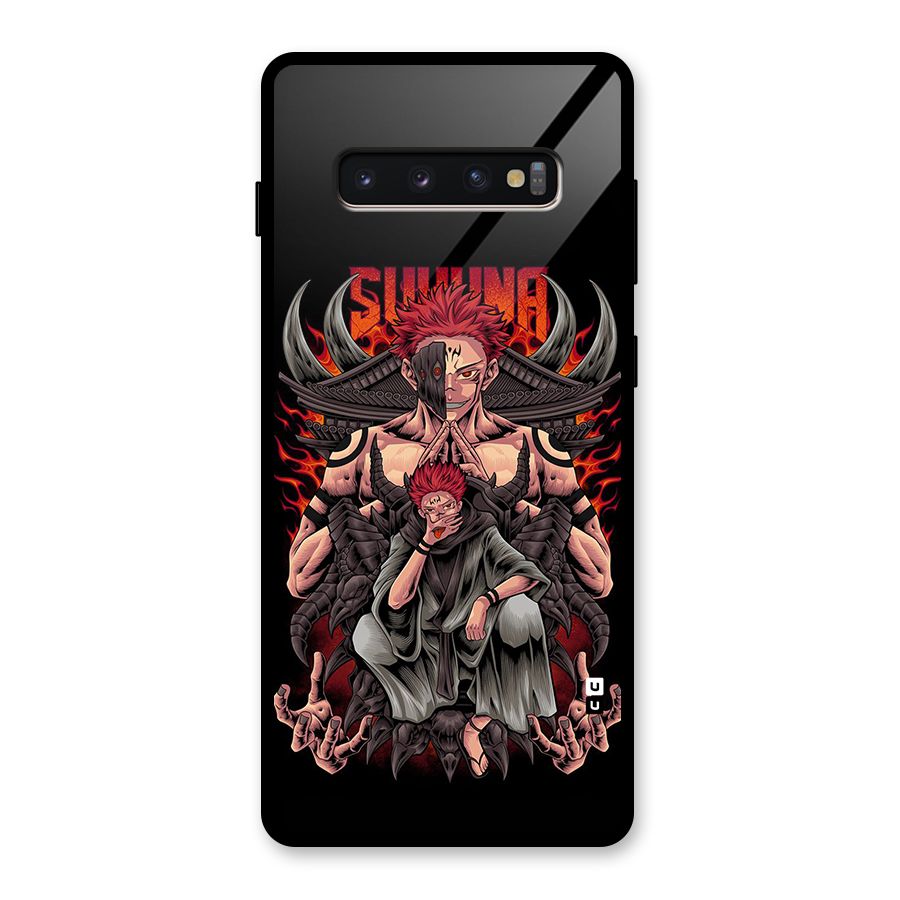 Sakuna King Glass Back Case for Galaxy S10 Plus
