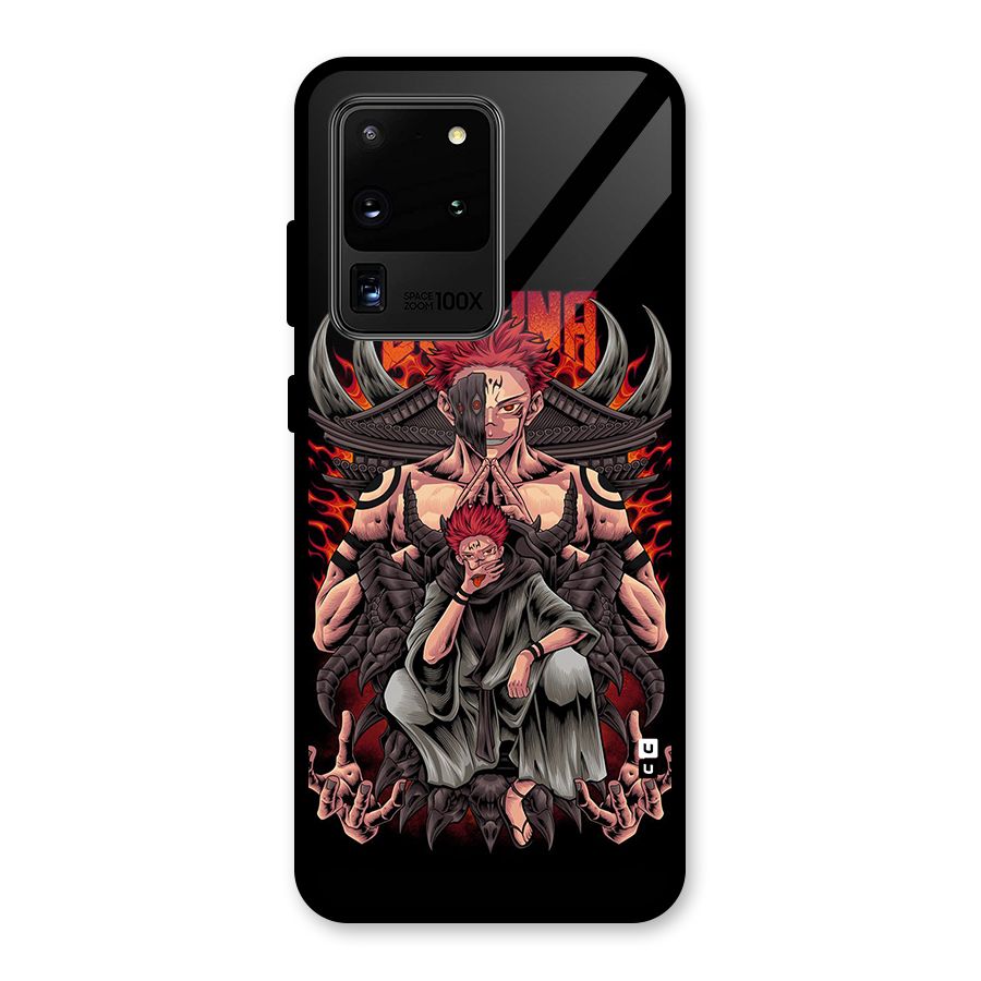 Sakuna King Glass Back Case for Galaxy S20 Ultra