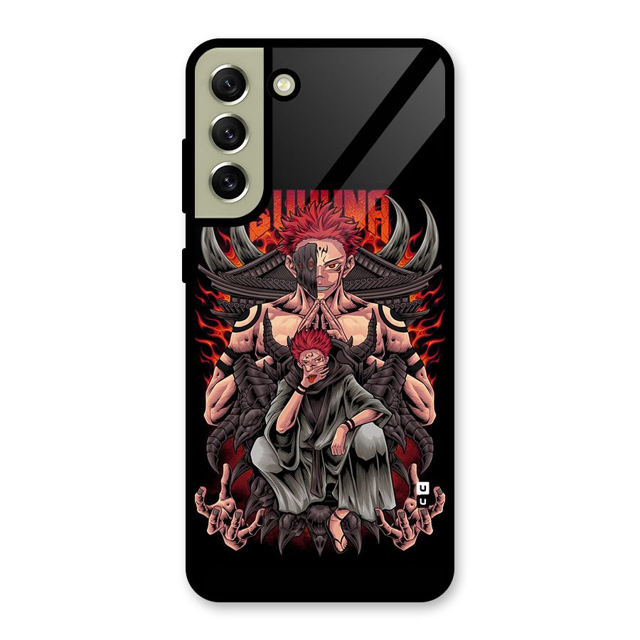 Sakuna King Glass Back Case for Galaxy S21 FE 5G