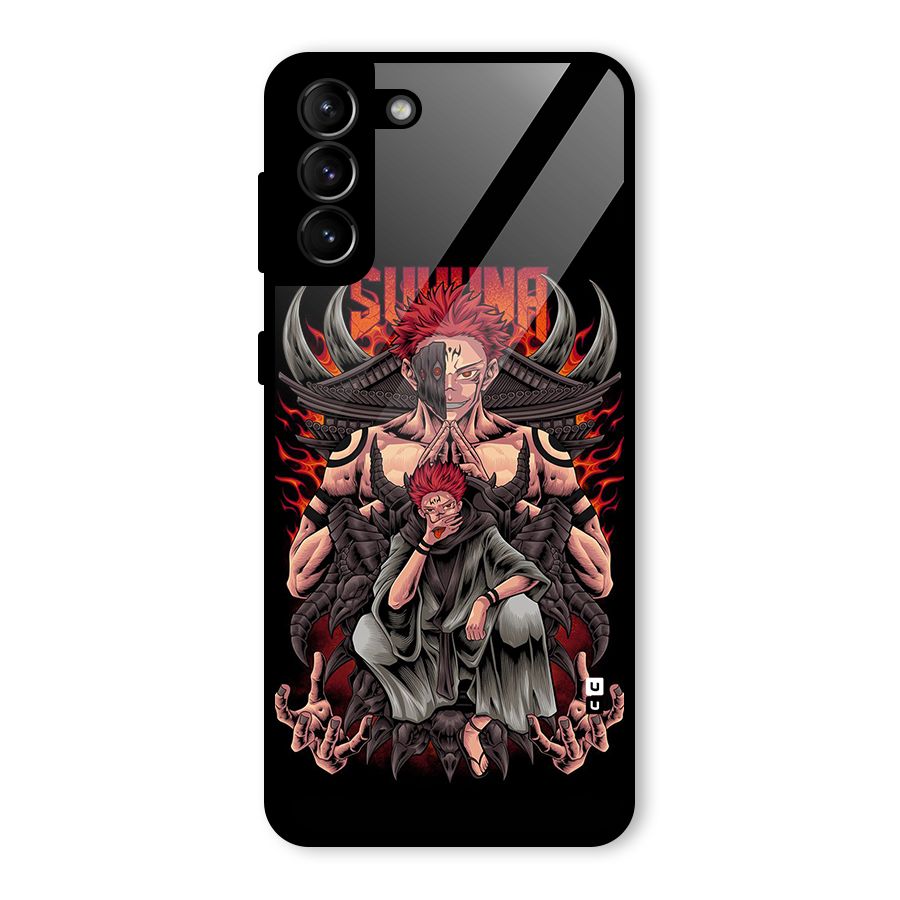Sakuna King Glass Back Case for Galaxy S21 Plus