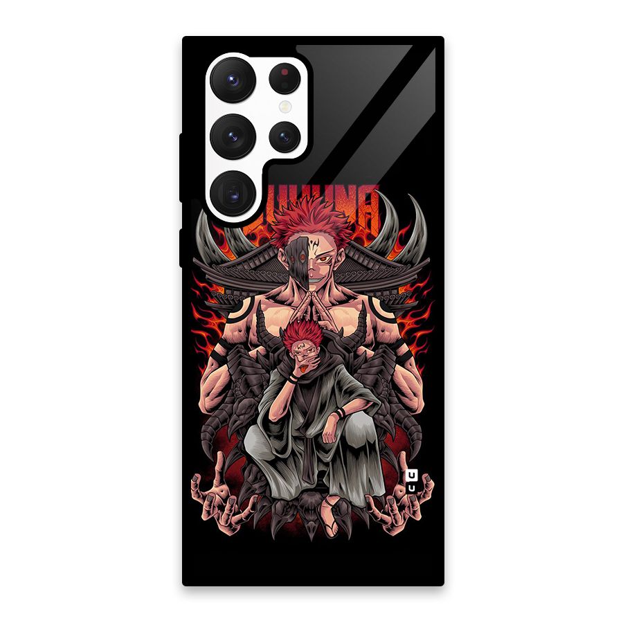 Sakuna King Glass Back Case for Galaxy S22 Ultra 5G