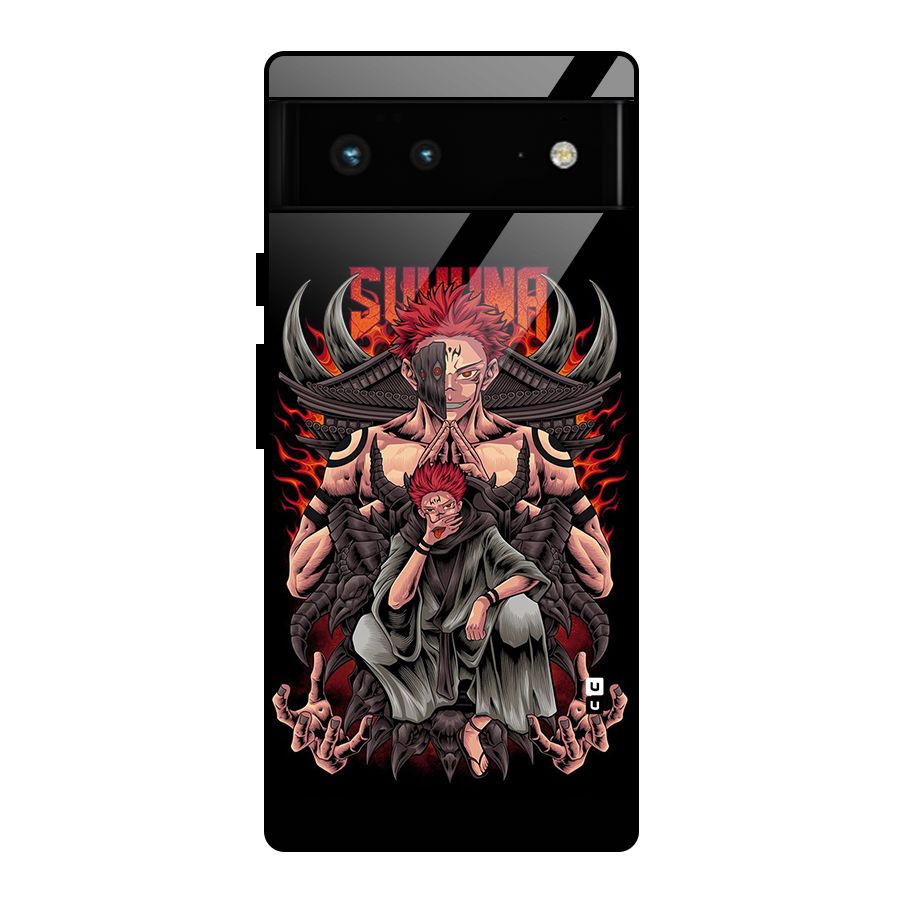 Sakuna King Glass Back Case for Google Pixel 6