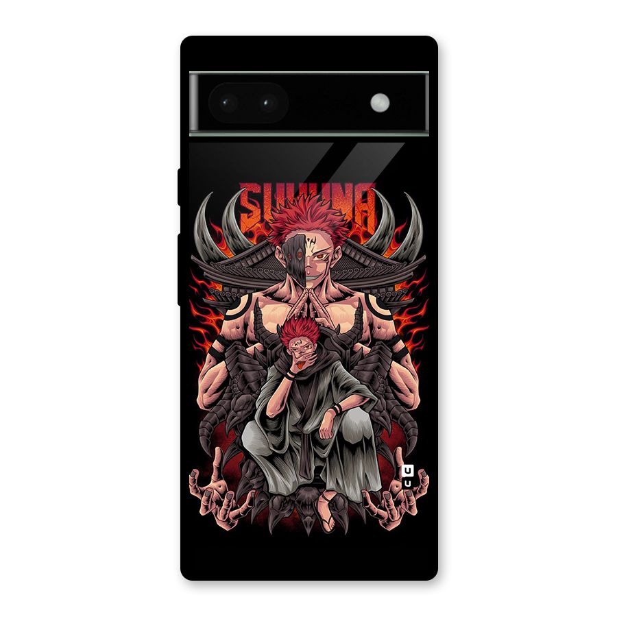 Sakuna King Glass Back Case for Google Pixel 6a