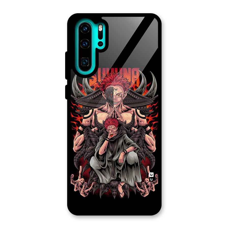 Sakuna King Glass Back Case for Huawei P30 Pro
