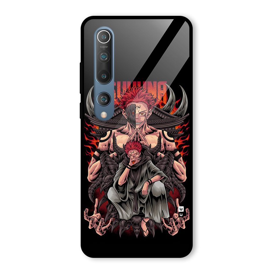 Sakuna King Glass Back Case for Mi 10