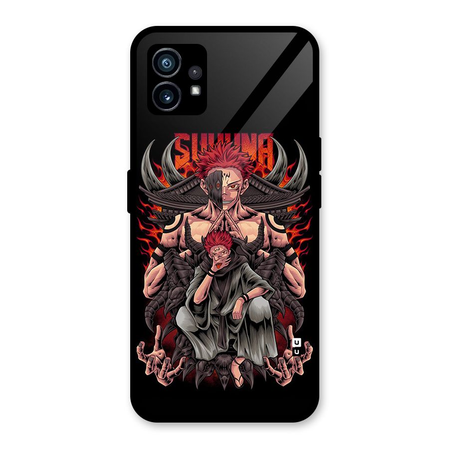 Sakuna King Glass Back Case for Nothing Phone 1