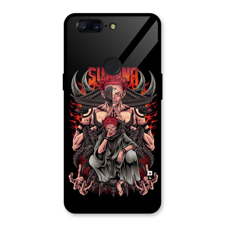 Sakuna King Glass Back Case for OnePlus 5T