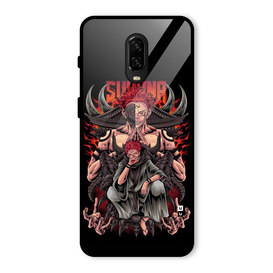 Sakuna King Glass Back Case for OnePlus 6T