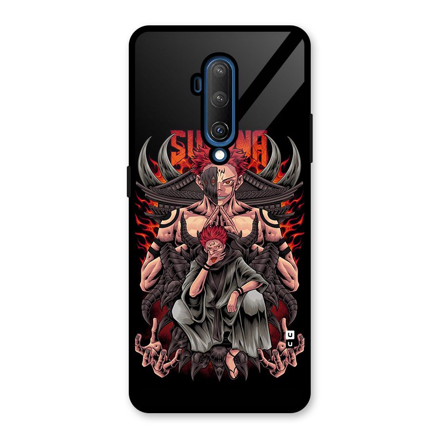 Sakuna King Glass Back Case for OnePlus 7T Pro