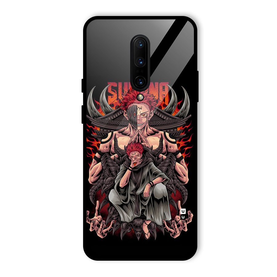 Sakuna King Glass Back Case for OnePlus 7 Pro