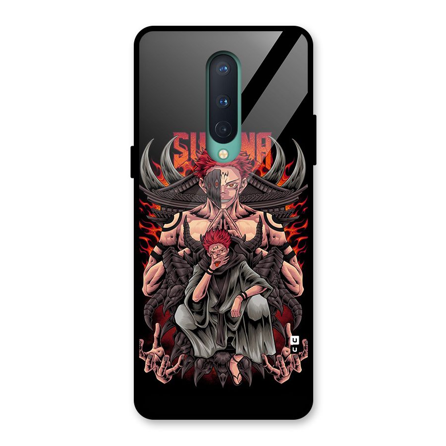 Sakuna King Glass Back Case for OnePlus 8