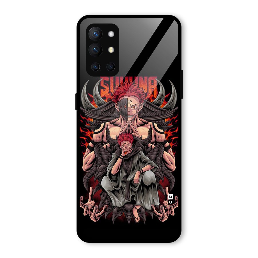 Sakuna King Glass Back Case for OnePlus 9R