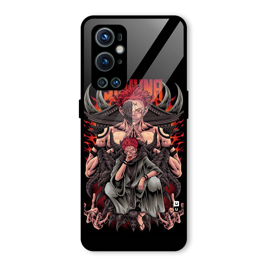 Sakuna King Glass Back Case for OnePlus 9 Pro