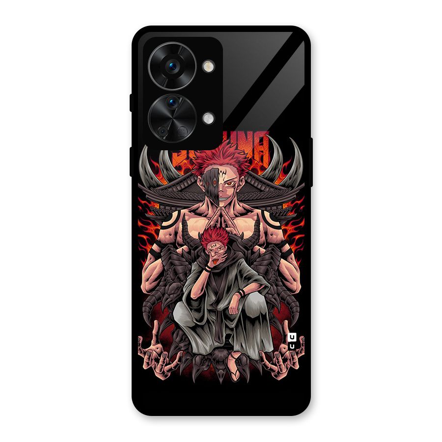 Sakuna King Glass Back Case for OnePlus Nord 2T
