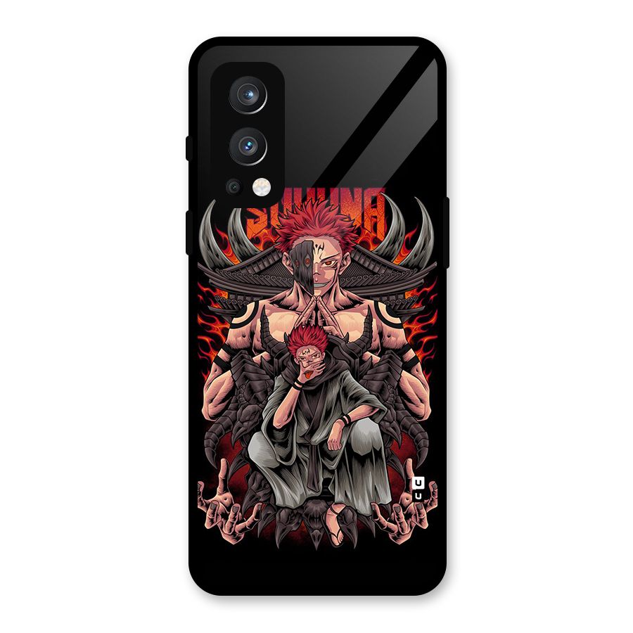 Sakuna King Glass Back Case for OnePlus Nord 2 5G