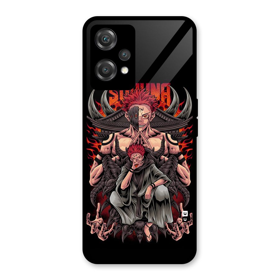 Sakuna King Glass Back Case for OnePlus Nord CE 2 Lite 5G